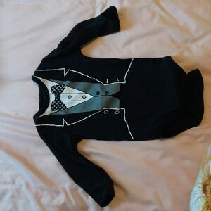 Boys tuxedo onesie size 9 months